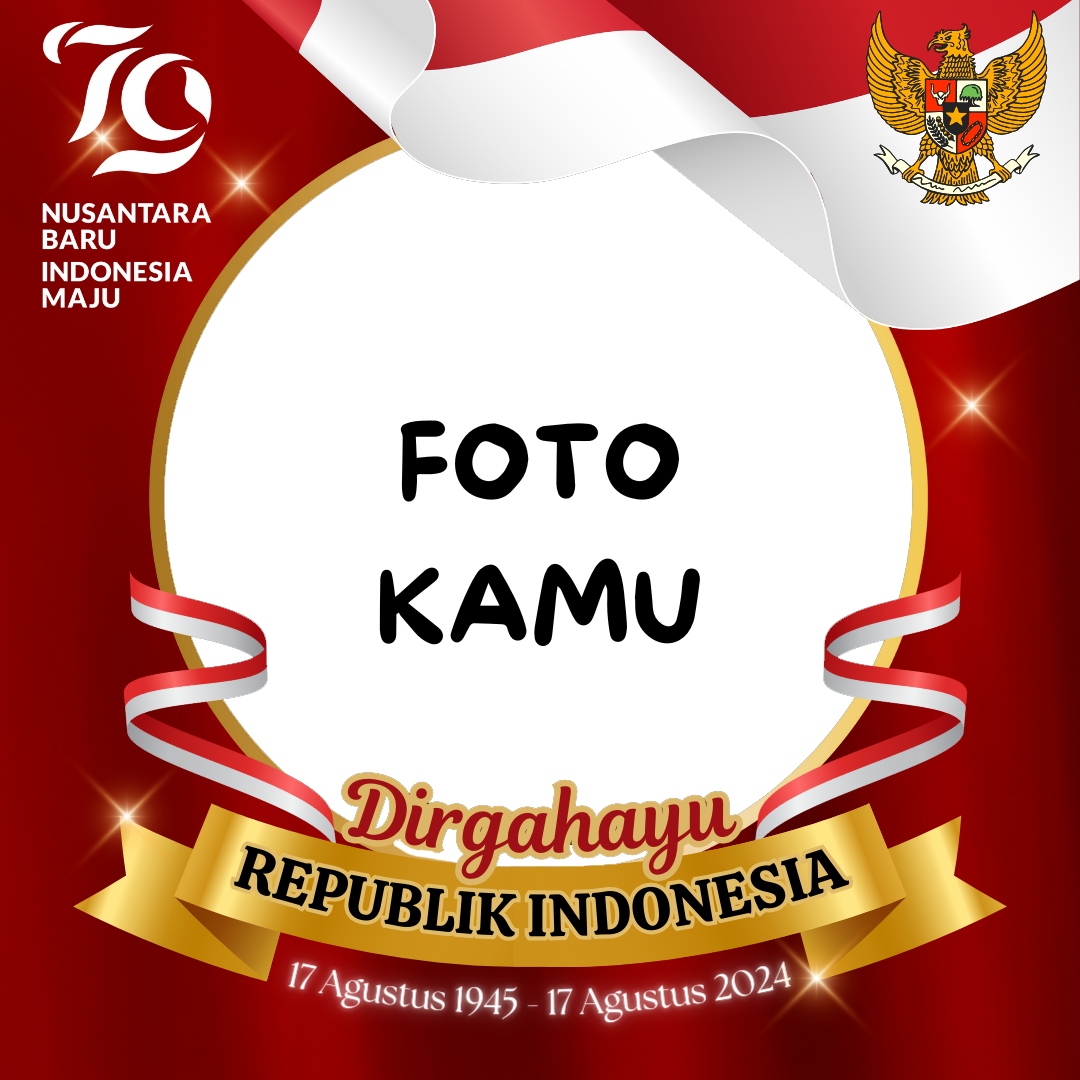 Download Twibbon Perayaan HUT RI ke 79 GRATIS !!